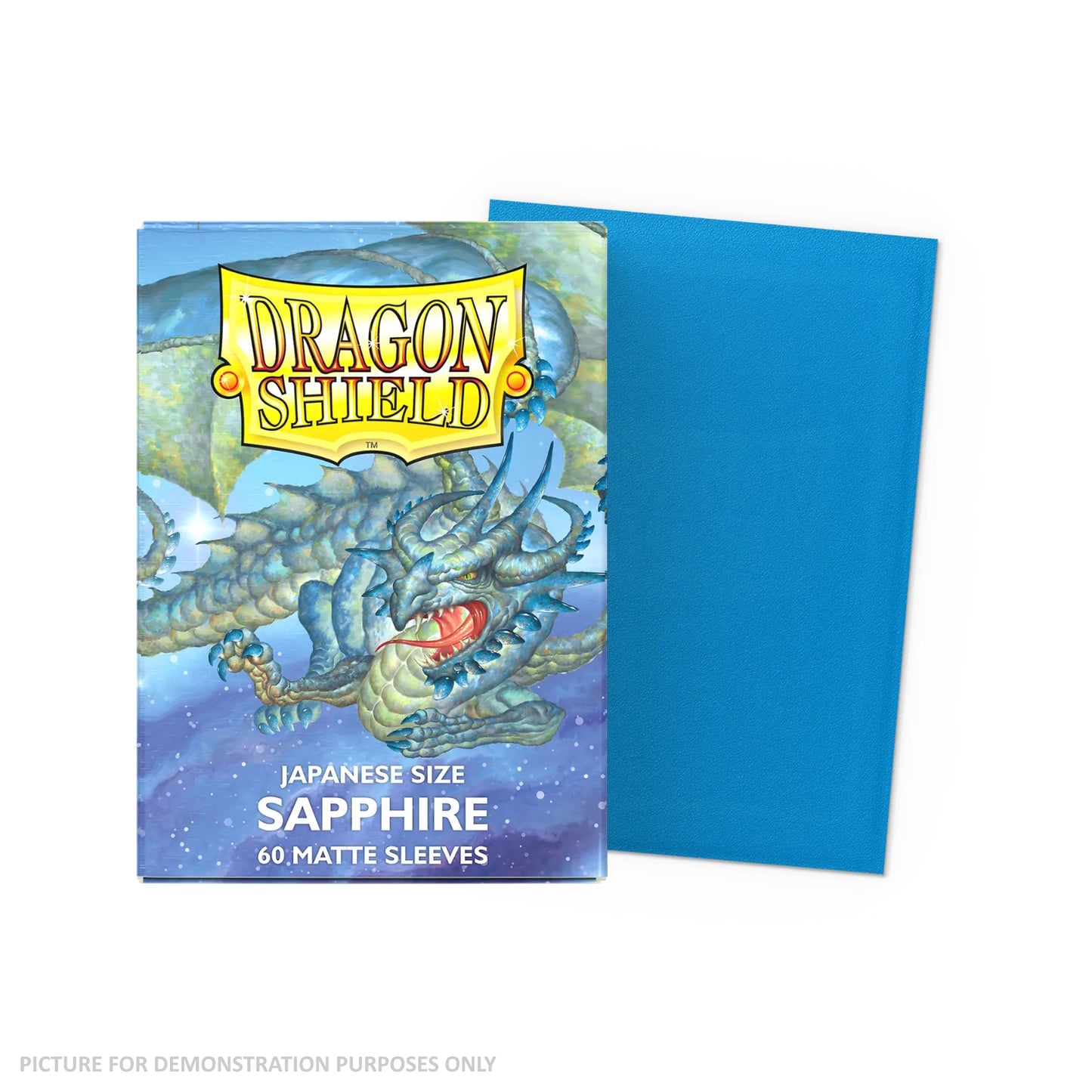 Dragon Shield 60 Japanese Size Card Sleeves - Matte Sapphire