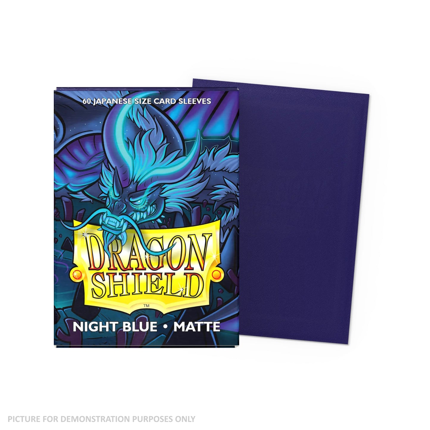 Dragon Shield 60 Japanese Size Card Sleeves - Matte Night Blue
