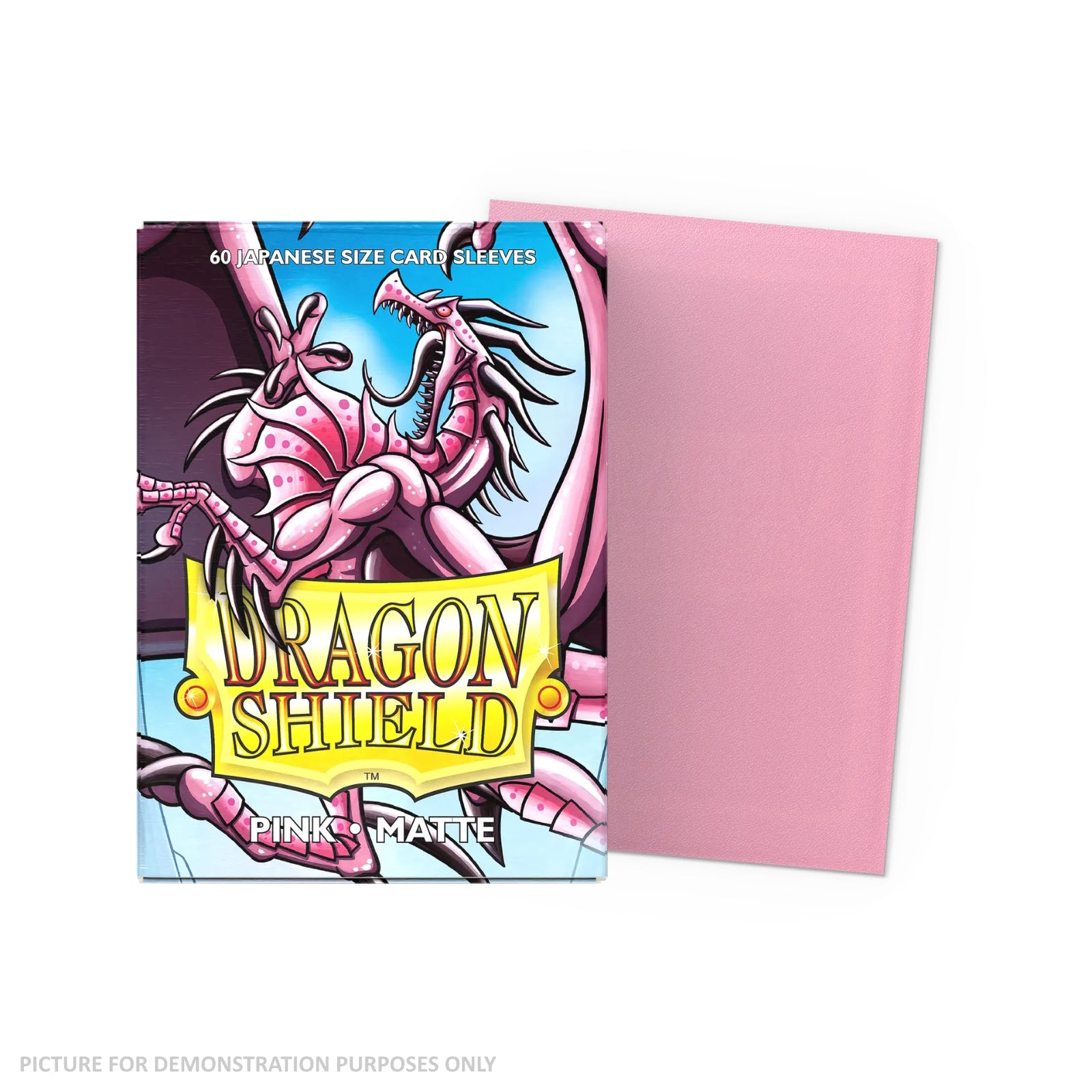 Dragon Shield 60 Japanese Size Card Sleeves - Matte Pink
