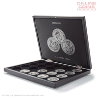 Presentation case for 20 Britannia silver coins (1 oz.) in capsules