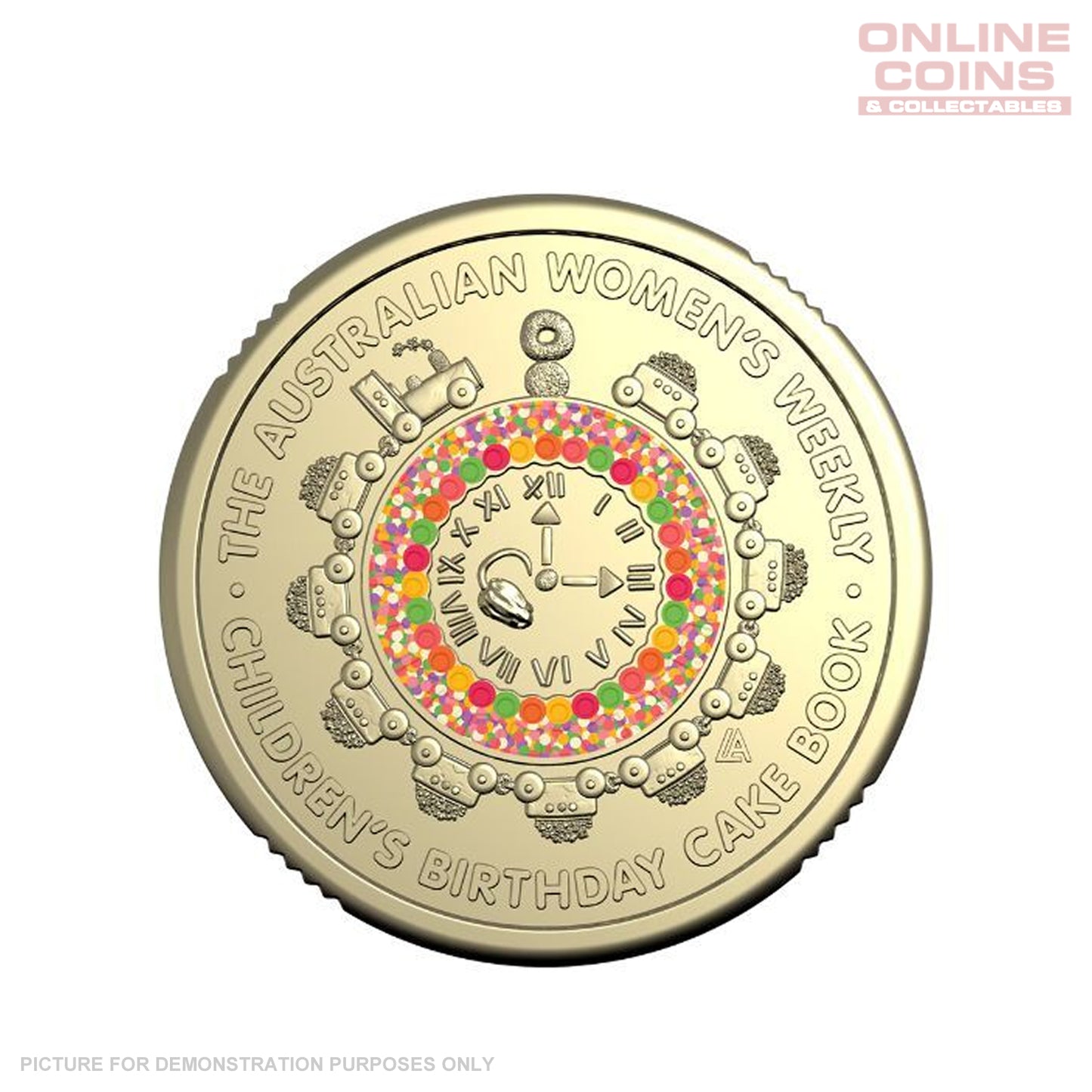 2025 LOOSE Circulated Women's Weekly - Hickory Dickory Watch $2 Coloured Coin