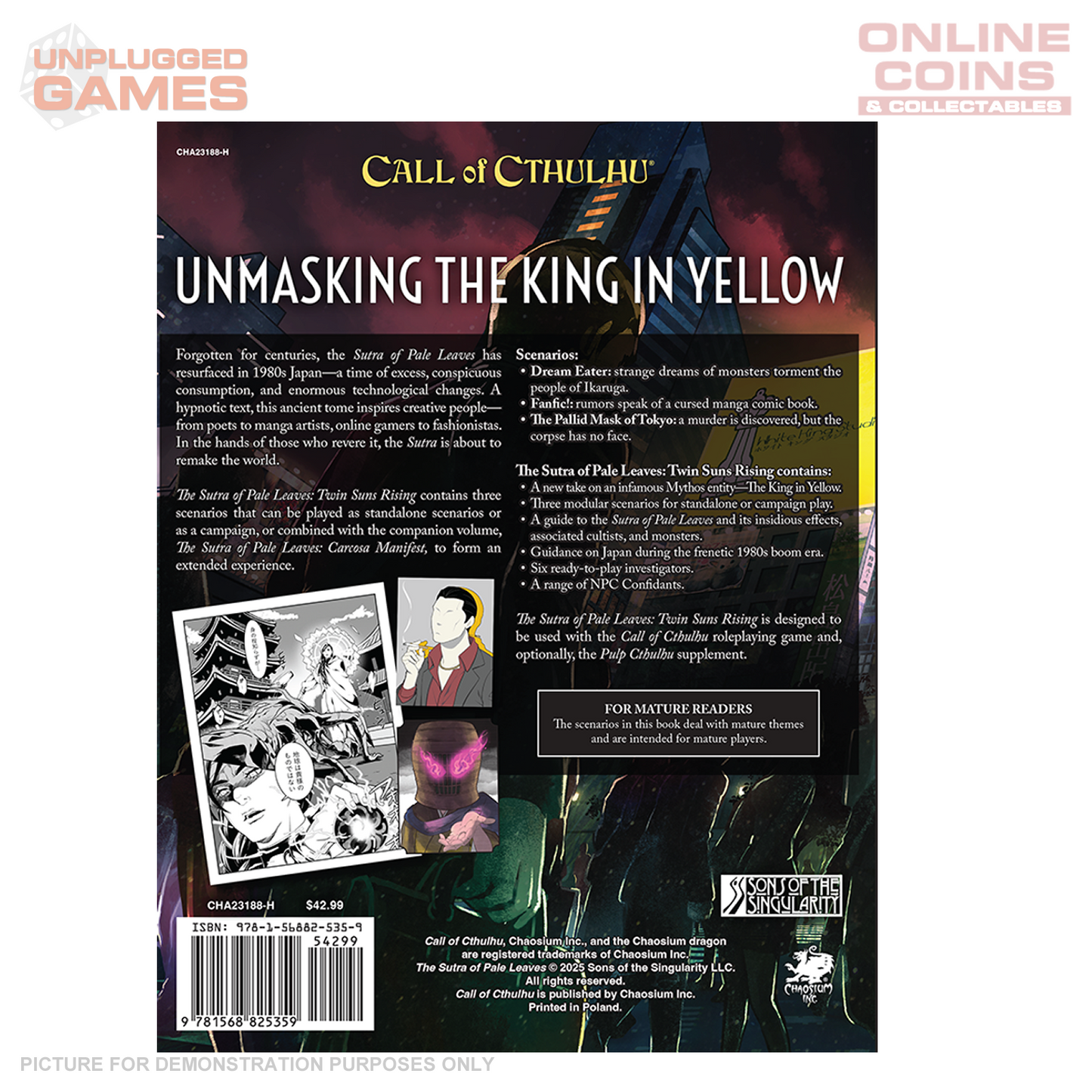 Call of Cthulhu RPG - The Sutra of Pale Leaves - Twin Suns Rising