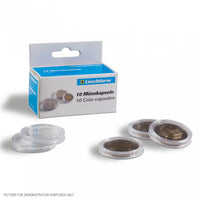 Lighthouse Coin Capsules - Round 23mm - Packet of 10 (Suitable For Sovereigns)