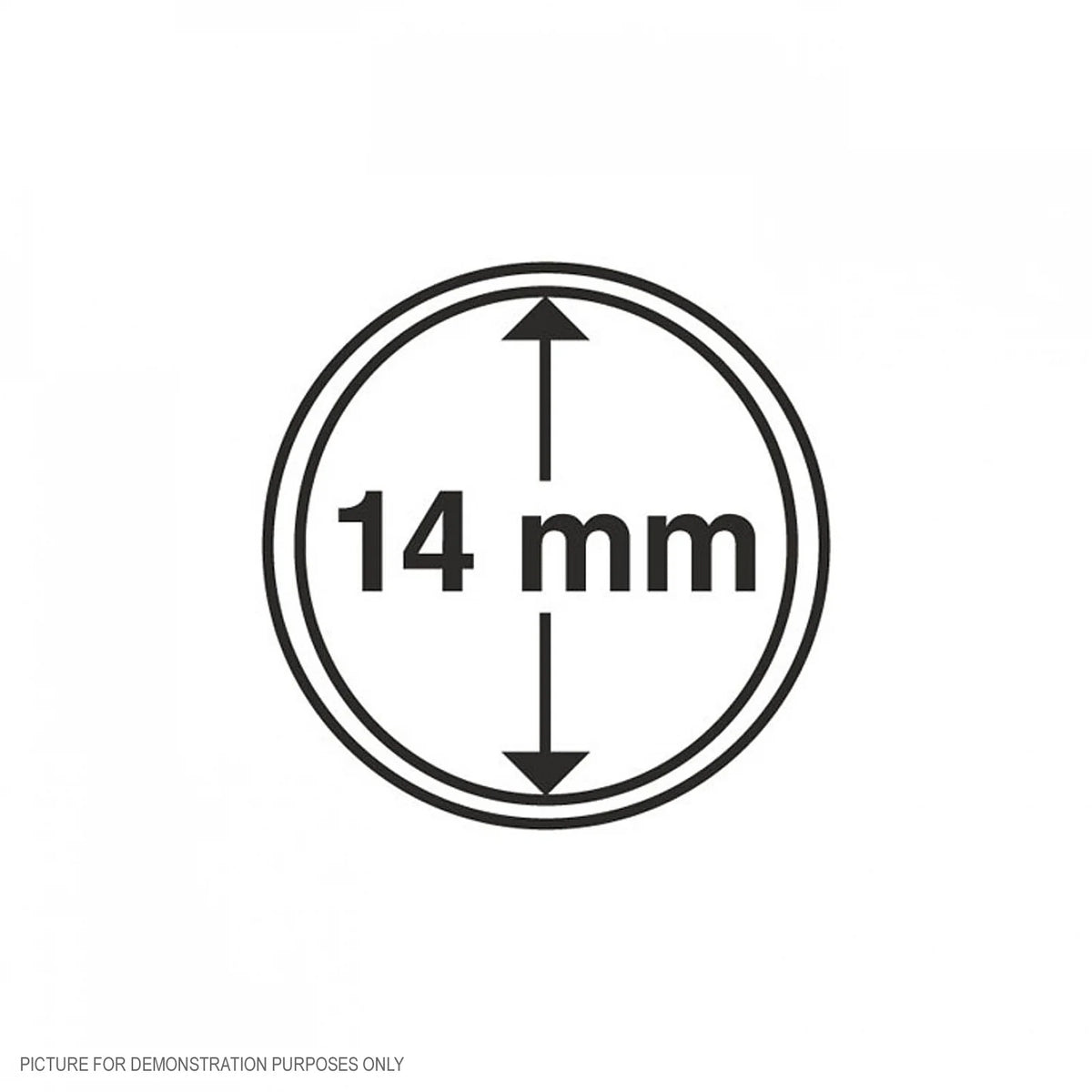 Lighthouse Coin Capsules - Round 14mm - Packet of 10