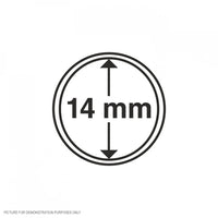 Lighthouse Coin Capsules - Round 14mm - Packet of 10