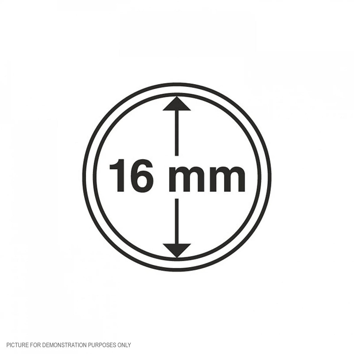 BULK BUY - Lighthouse Coin Capsules - Round 16mm Packet of 100 (Suitable For Australian Threepence)