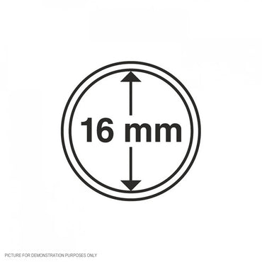BULK BUY - Lighthouse Coin Capsules - Round 16mm Packet of 100 (Suitable For Australian Threepence)