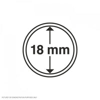 Lighthouse Coin Capsules - Round 18mm - Packet of 10 (Suitable for Australian 1c Coins)