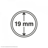 Lighthouse Coin Capsules - Round 19mm - Packet of 10