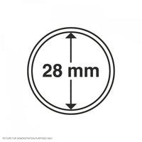 Lighthouse Coin Capsules - Round 28mm - Packet of 10