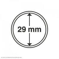 Lighthouse Coin Capsules - Round 29mm - Packet of 10 (Suitable For Australian 20c, and Florin Coins)