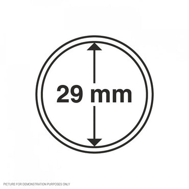 BULK BUY - Lighthouse Coin Capsules - Round 29mm Packet of 100 (Suitable For Australian Florin & 20c Coins)