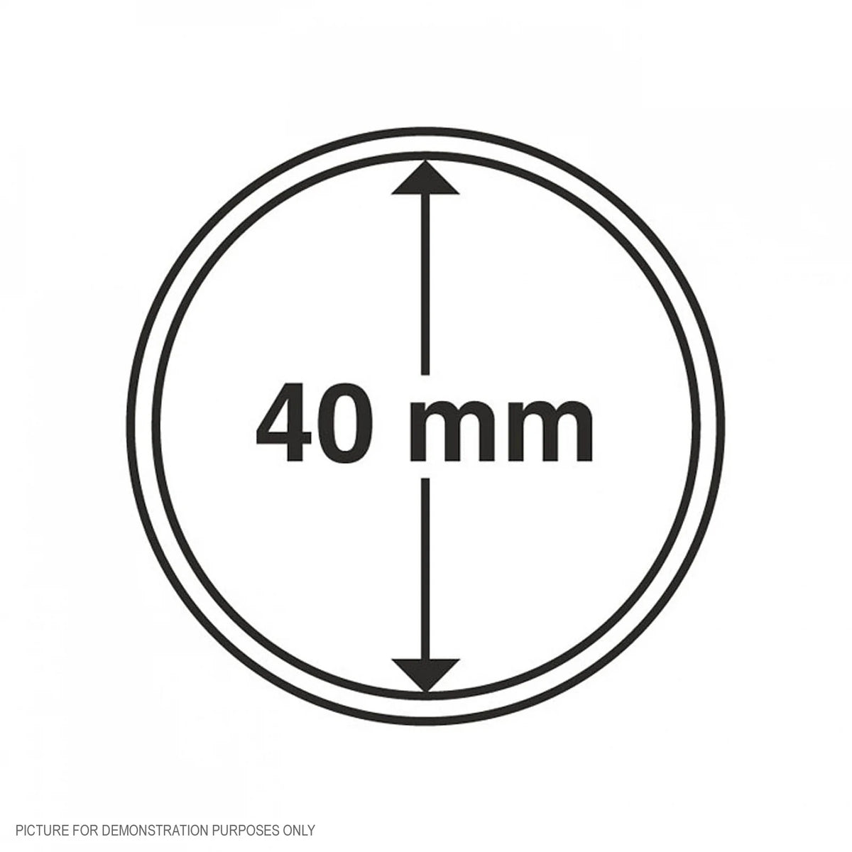 BULK BUY - Lighthouse Coin Capsules - Round 40mm Packet of 100