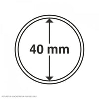 BULK BUY - Lighthouse Coin Capsules - Round 40mm Packet of 100