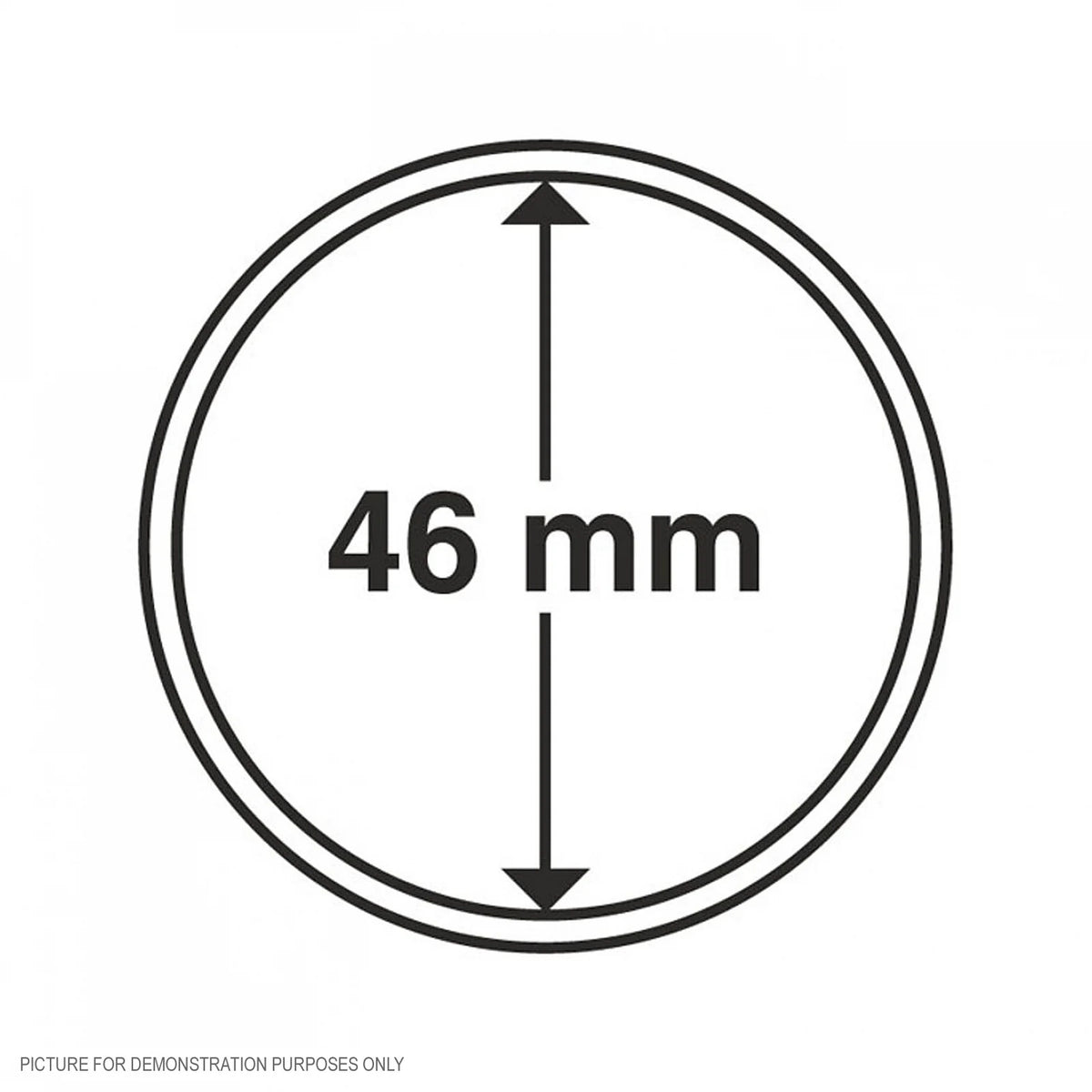 Lighthouse Coin Capsules - Round 46mm - Packet of 10