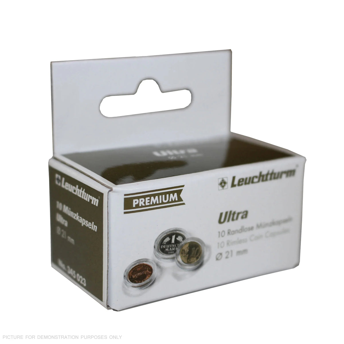 Lighthouse PREMIUM Coin Capsules - Round 21mm Packet of 10 (Suitable For Australian $2 Coins)
