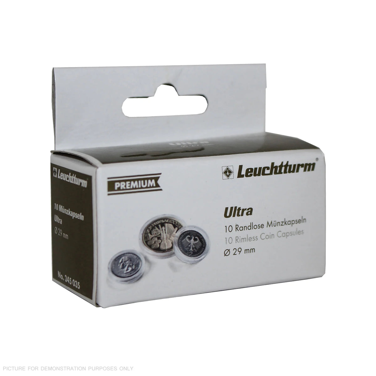 Lighthouse PREMIUM Coin Capsules - Round 29mm Packet of 10 (Suitable For Australian 20c and Florin Coins)