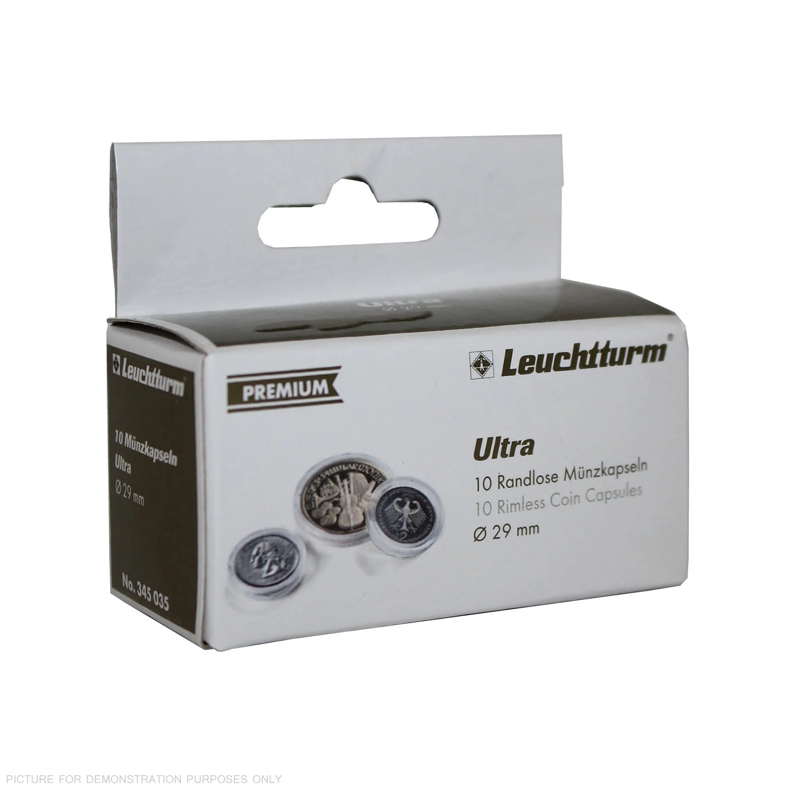 Lighthouse PREMIUM Coin Capsules - Round 29mm Packet of 10 (Suitable For Australian 20c and Florin Coins)