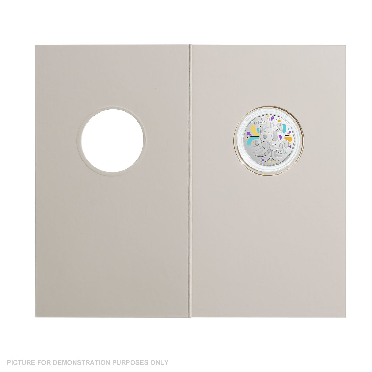 Royal Australian Mint 2025 50c Coloured Uncirculated Coin - Celebrations