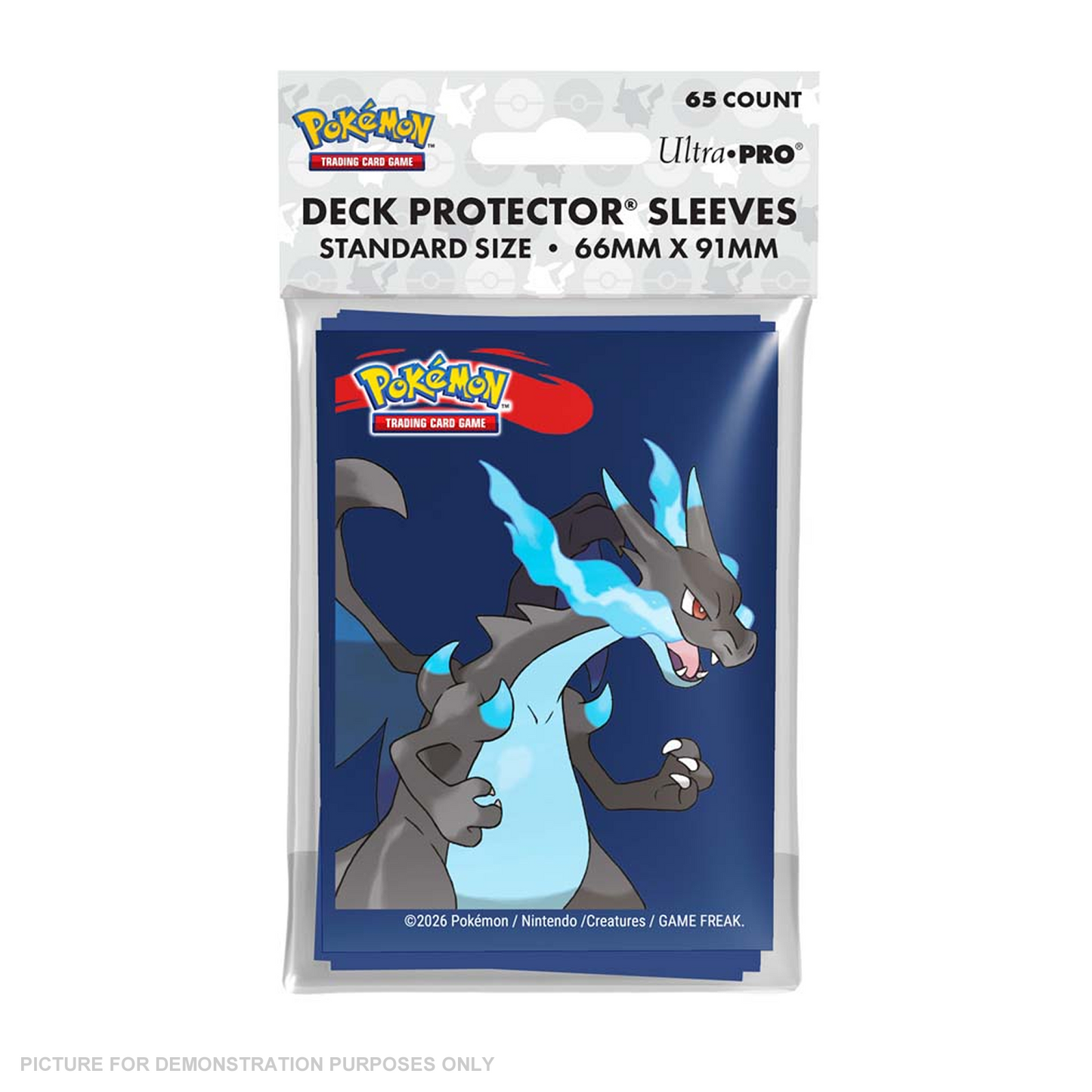 Pokemon - Mega Charizard X 65ct Deck Protector Sleeves