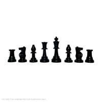 LPG Classics Club Chess Set - Black Woodgrain