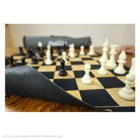 LPG Classics Club Chess Set - Black Woodgrain