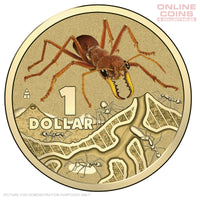 2014 Royal Australian Mint - Bright Bugs - Red Bull Ant - Uncirculated $1 Carded Coin
