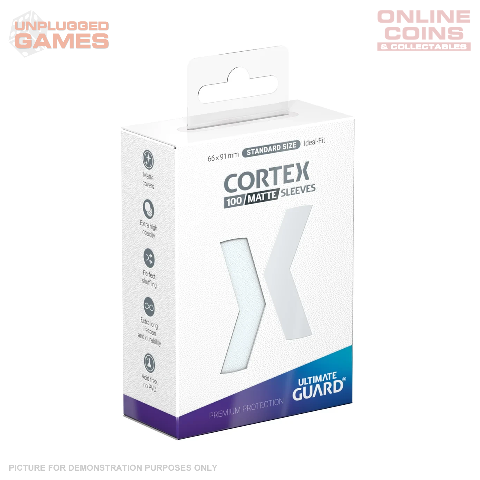 Ultimate Guard: Sleeves – Cortex Matte – Transparent