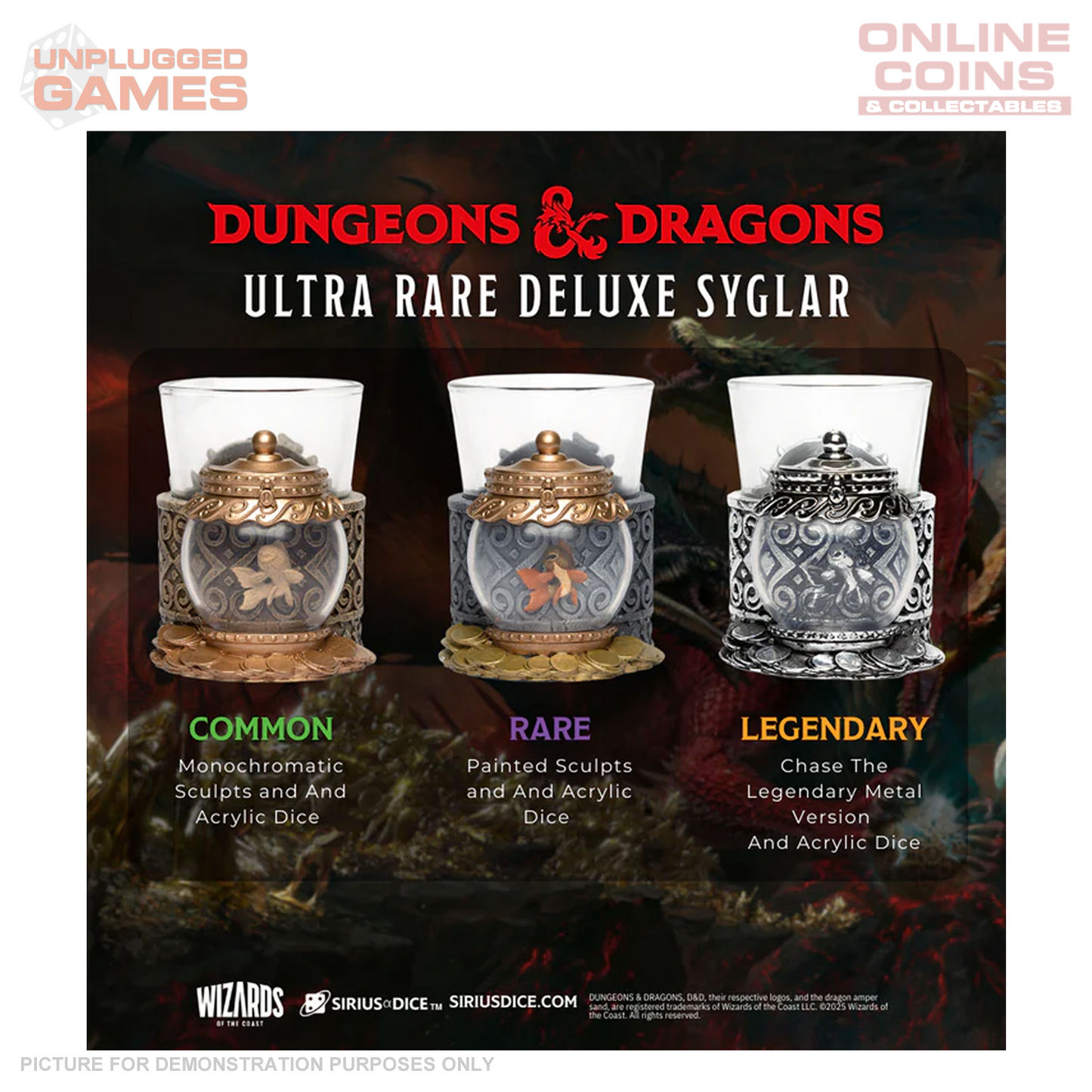 Sirius Dice - Dungeons & Dragons Mini Dice Cups Series 2