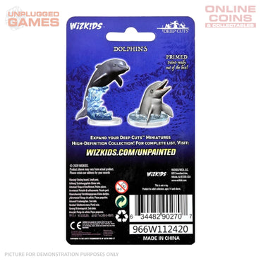 Wizkids Deep Cuts Unpainted Miniatures - Dolphins