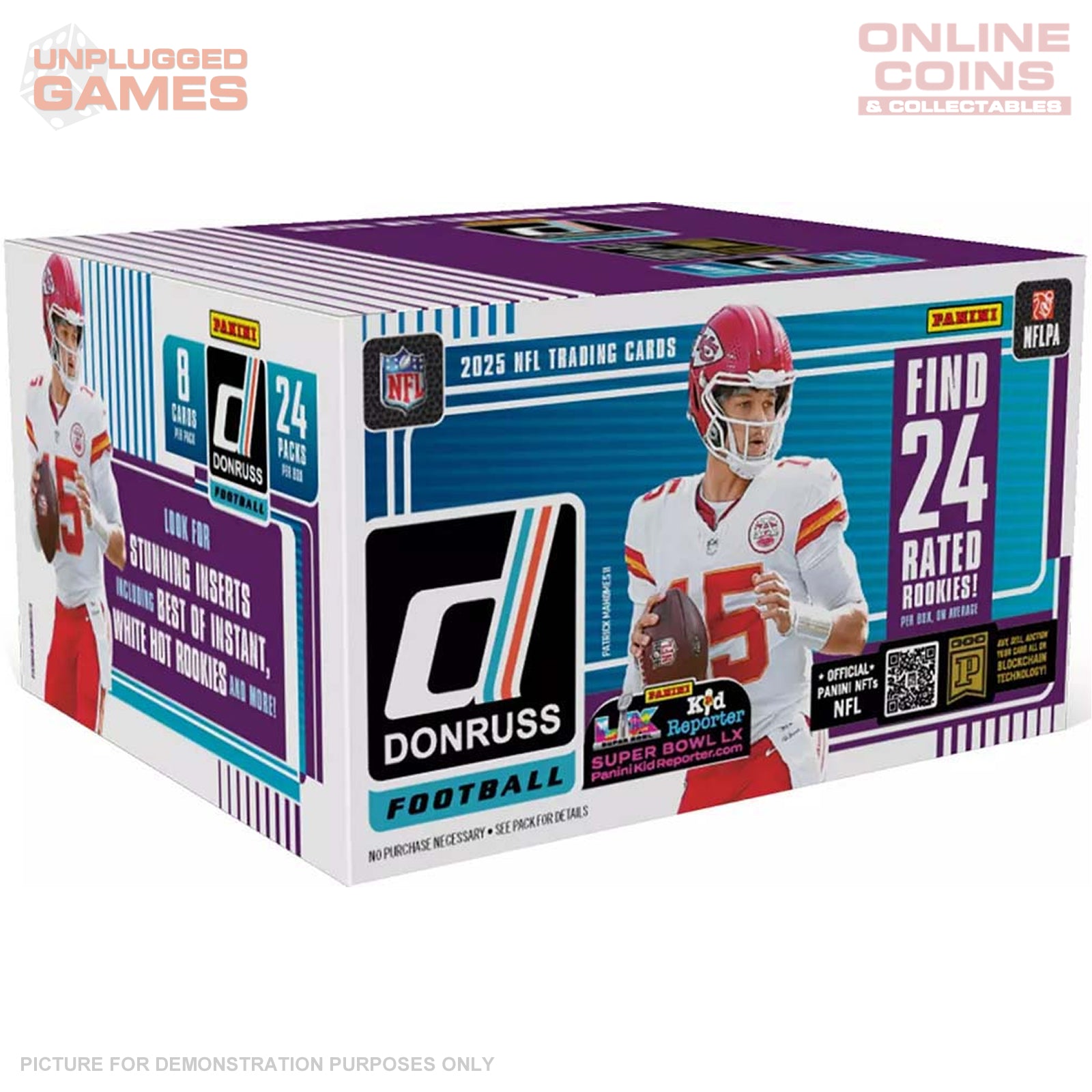 Panini Donruss 2025 NFL Football Trading Card - Box