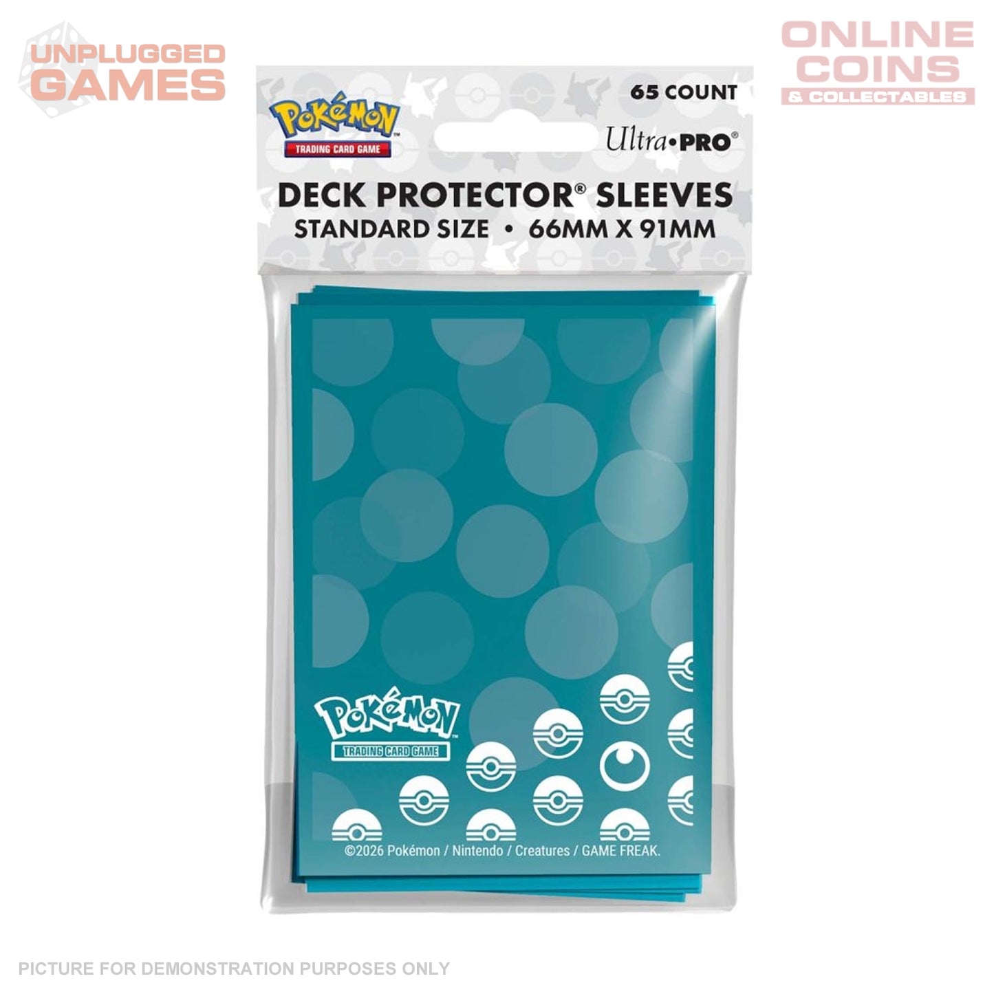 Ultra Pro Pokémon TCG - Energy 65ct Deck Protector Sleeves Darknes