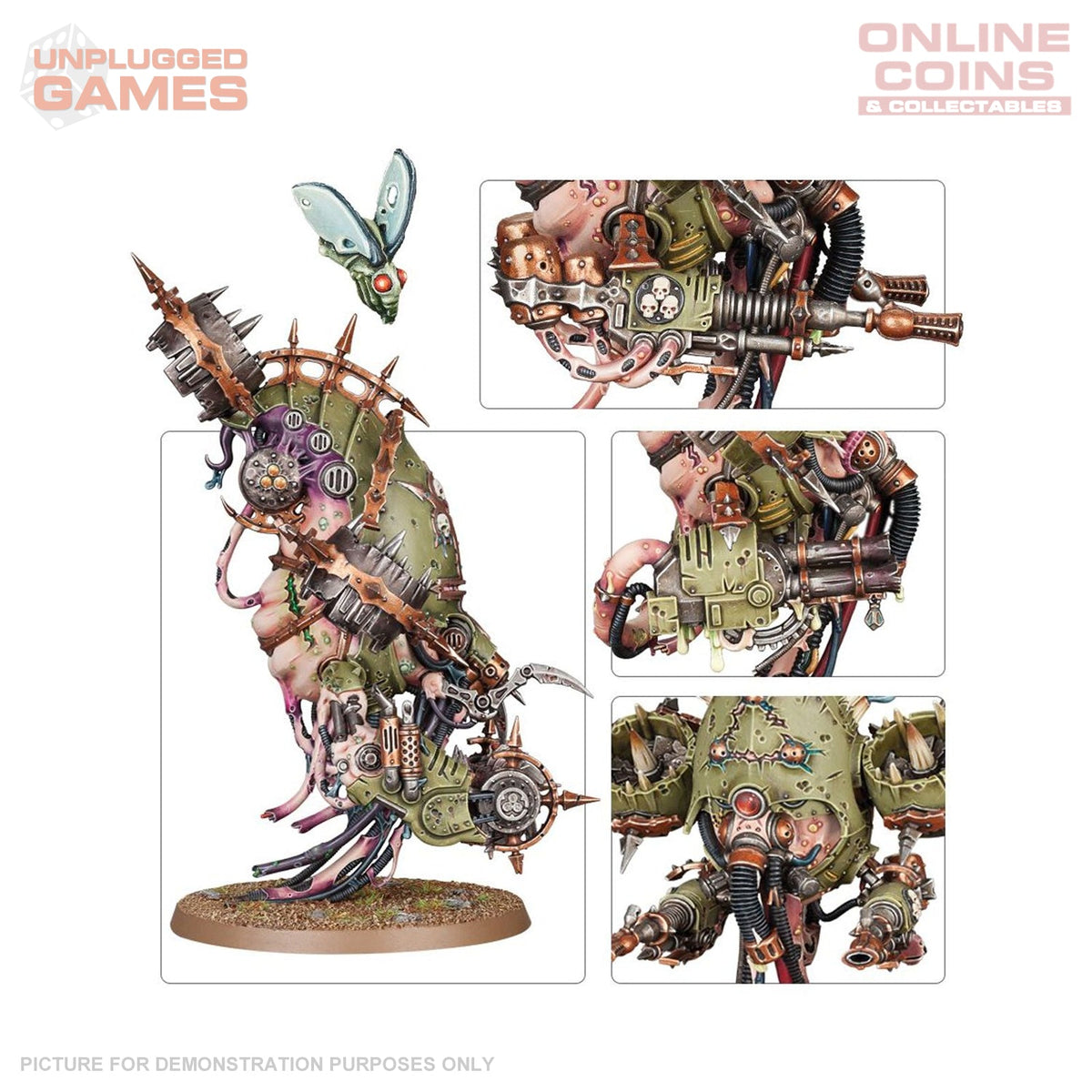 Insect Death Guard Warhammer 40,000 Death Guard - Foetid Bloat-Drone – Online Coins and ...
