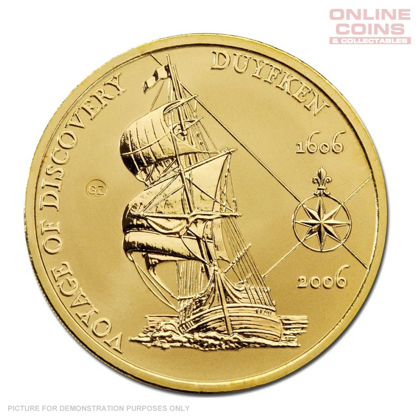 2006 Uncirculated $5 Coin - 400th Anniversary of the Duyfken's Exploration of Australia