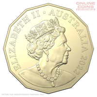 2022 50c AlBr Uncirculated Carded Coin - The Loaded Dog