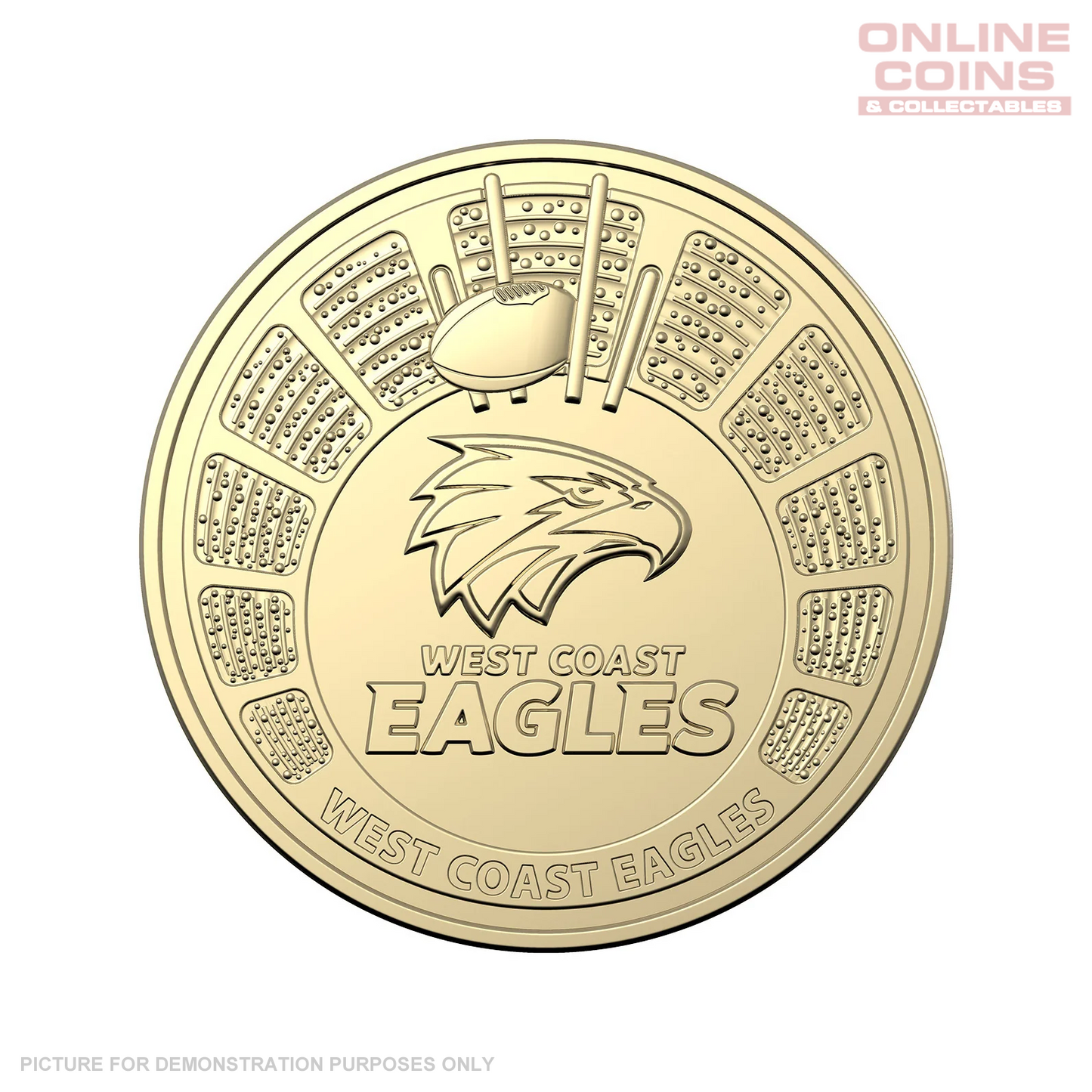 AFL 2024 $1 Uncirculated Coin - West Coat Eagles