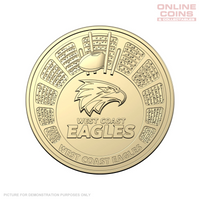 AFL 2024 $1 Uncirculated Coin - West Coat Eagles