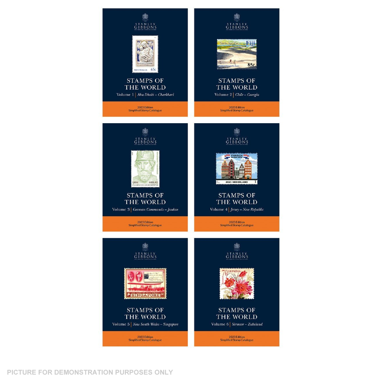 SG Stamps of the World 2023 6 Volumes