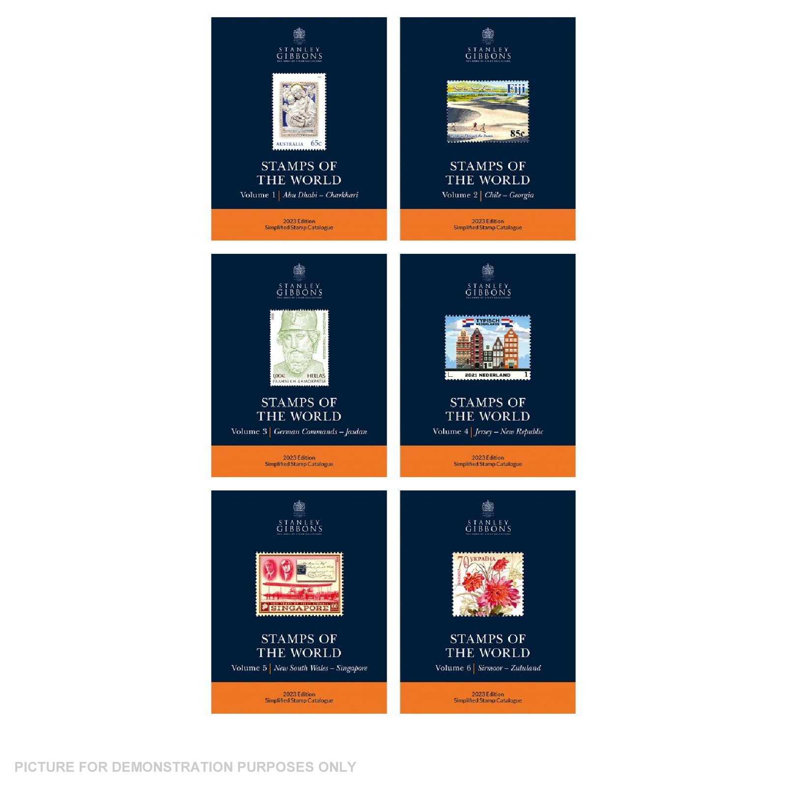 SG Stamps of the World 2023 6 Volumes