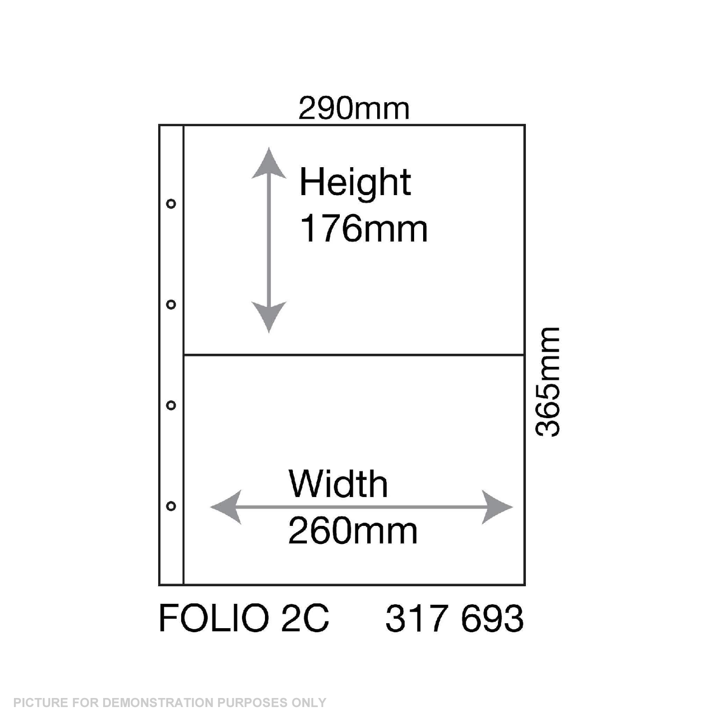 Lighthouse Folio 2C Pages Clear PACK of 5