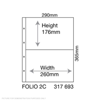 Lighthouse Folio 2C Pages Clear PACK of 5