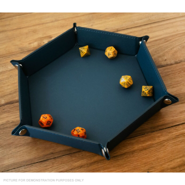 LPG Hex Dice Tray - 8" Blue