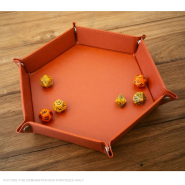 LPG Hex Dice Tray - 8" Red