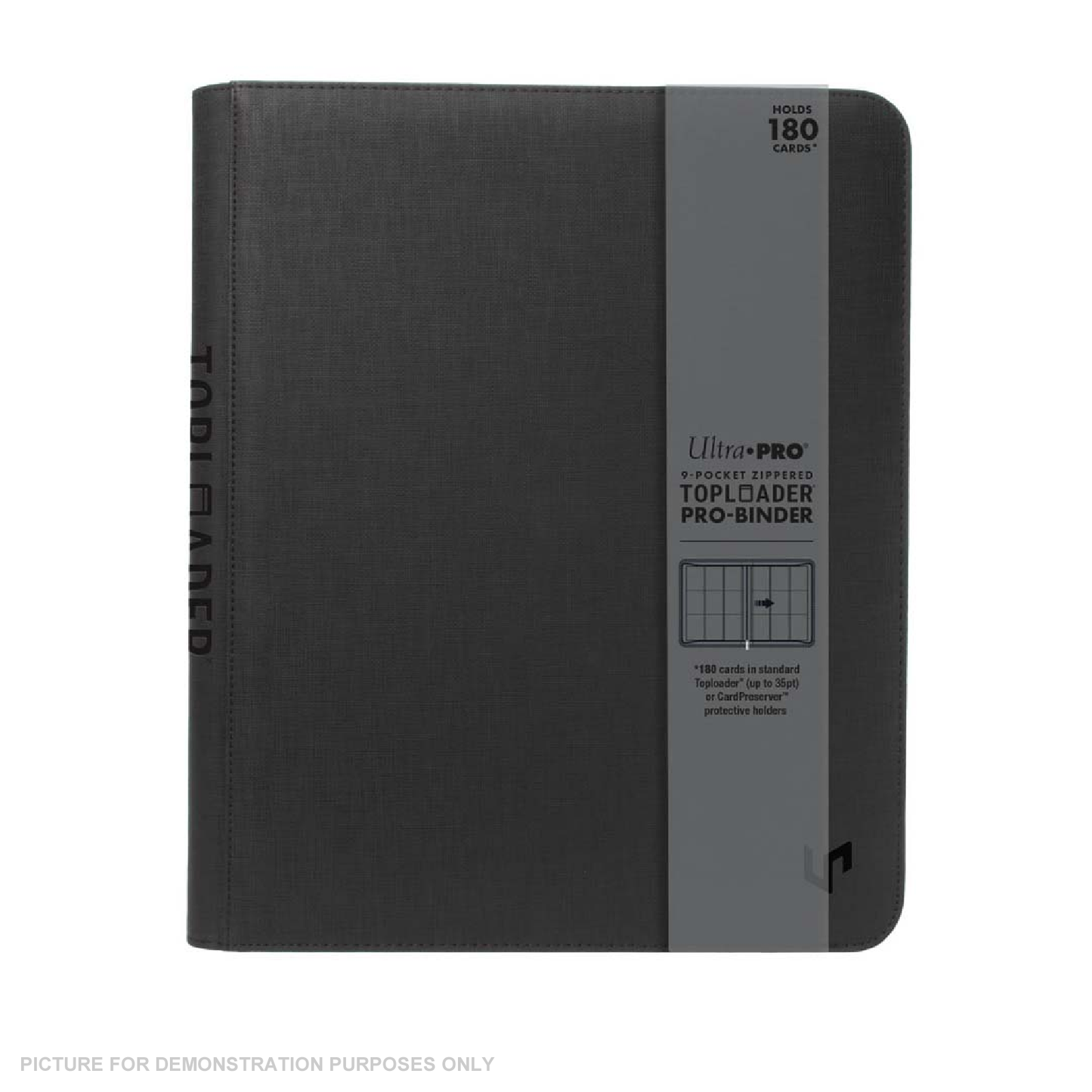 UltraPro 9-Pocket Zippered Toploader Premium PRO-Binder
