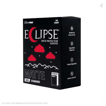Ultra Pro - ECLIPSE Matte Standard DECK PROTECTOR Sleeves: Apple Red - 105ct