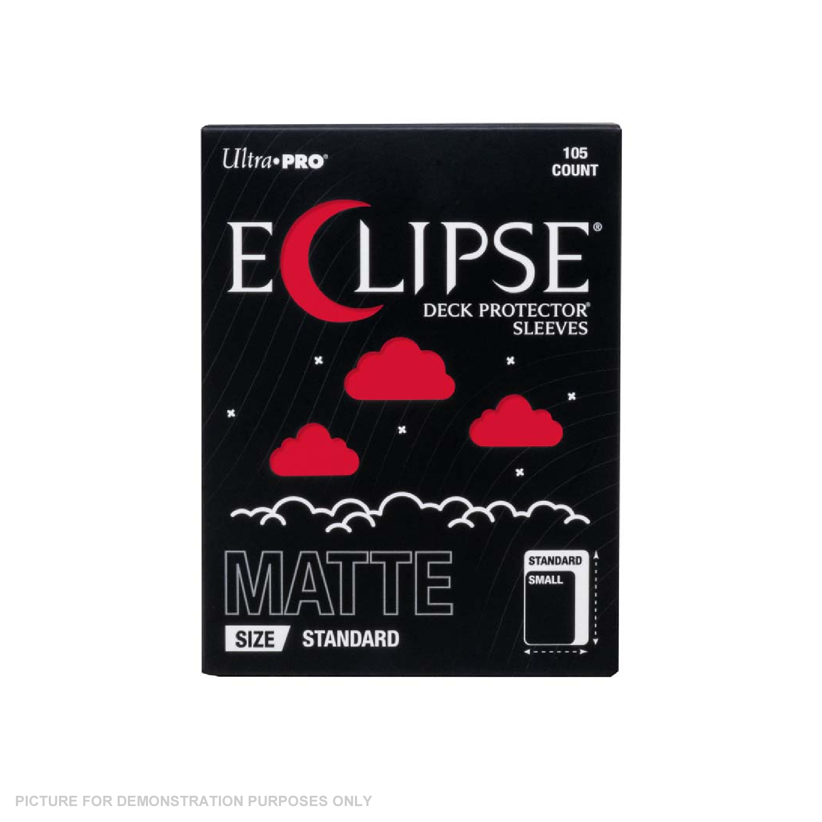 Ultra Pro - ECLIPSE Matte Standard DECK PROTECTOR Sleeves: Apple Red - 105ct