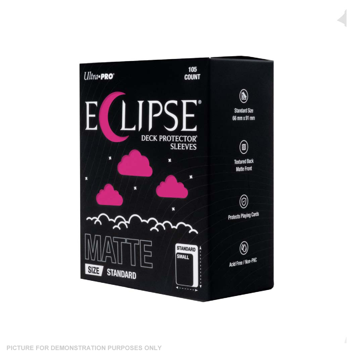Ultra Pro - ECLIPSE Matte Standard DECK PROTECTOR Sleeves: Hot Pink - 105ct