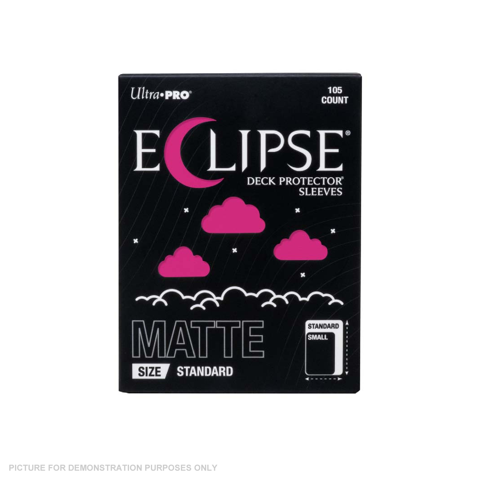 Ultra Pro - ECLIPSE Matte Standard DECK PROTECTOR Sleeves: Hot Pink - 105ct