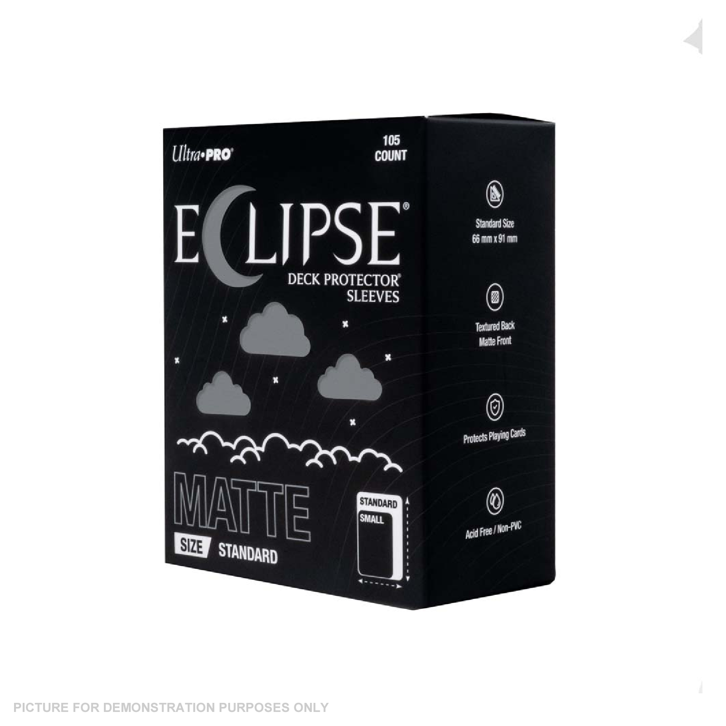 Ultra Pro - ECLIPSE Matte Standard DECK PROTECTOR Sleeves: Smoke Grey - 105ct