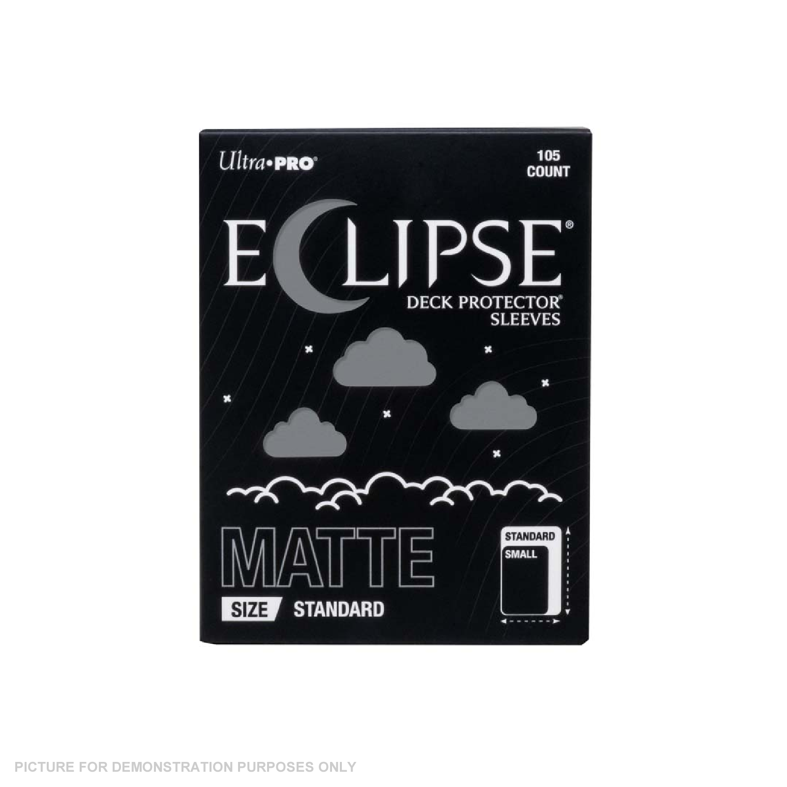 Ultra Pro - ECLIPSE Matte Standard DECK PROTECTOR Sleeves: Smoke Grey - 105ct